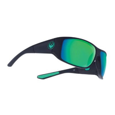 Men's Dragon Sunglasses - Dragon Waterman X. Matte Black - Hydra Green Ionized Men's Dragon Sunglasses - Dragon Waterman X. Matte Black - Hydra Green Ionized